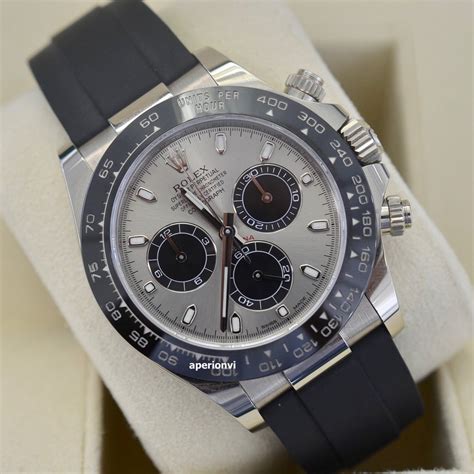 rolex daytona silver black